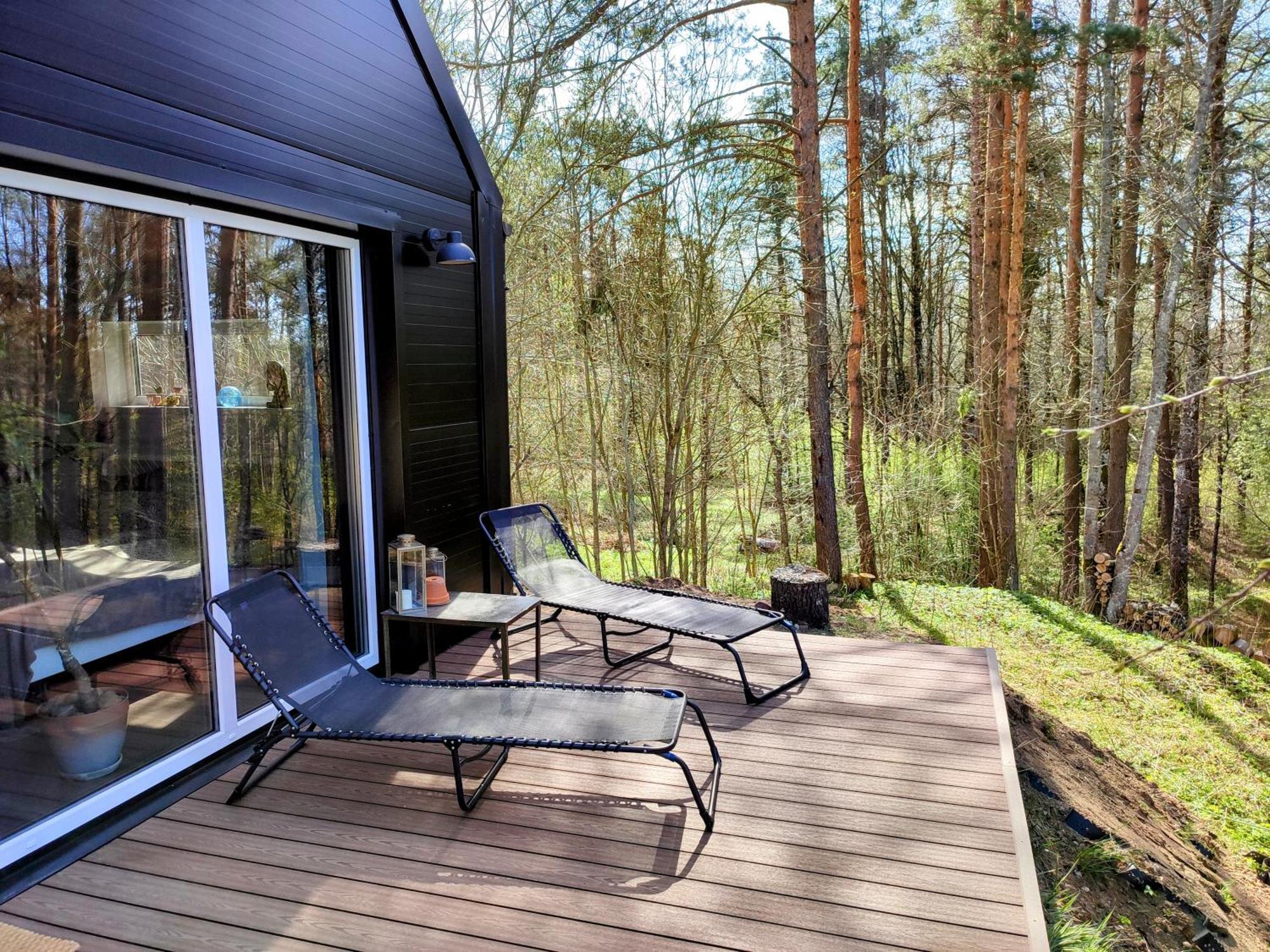 Modern Sauna Cabin In Horse Ranch Liyeplauke Екстериор снимка