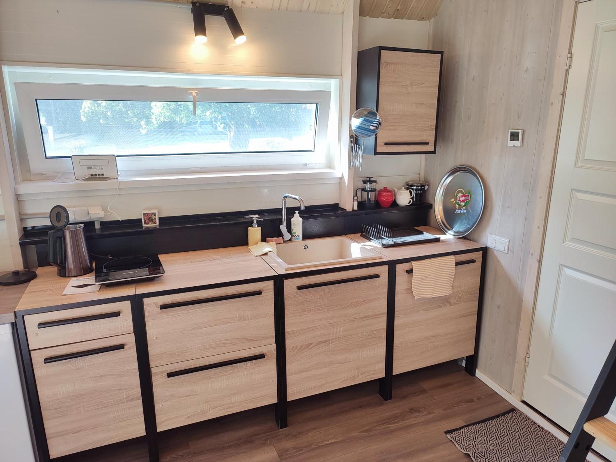 Modern Sauna Cabin In Horse Ranch Liyeplauke Екстериор снимка