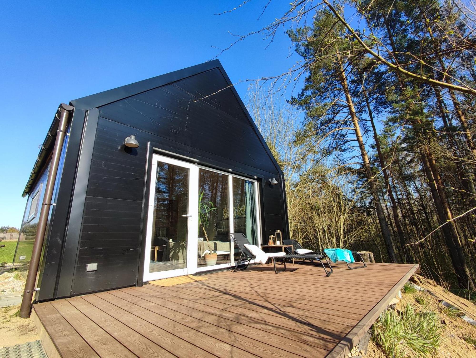 Modern Sauna Cabin In Horse Ranch Liyeplauke Екстериор снимка